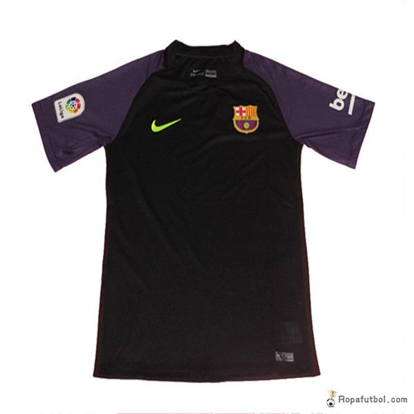 Camiseta Barcelona Replica Primera Ropa Portero 2016/17 Negro